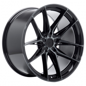 Jante Japan Racing JR-44 Black Machined with Tinted Face