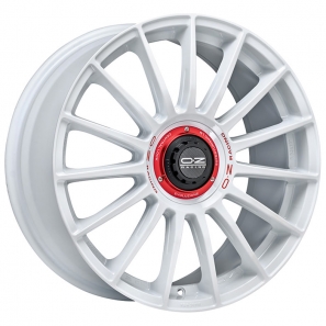 Jante OZ Superturismo Evoluzione WRC Race White Red Lettering