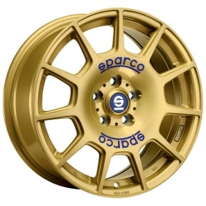 Jante Sparco Wheels Terra or lettre bleu